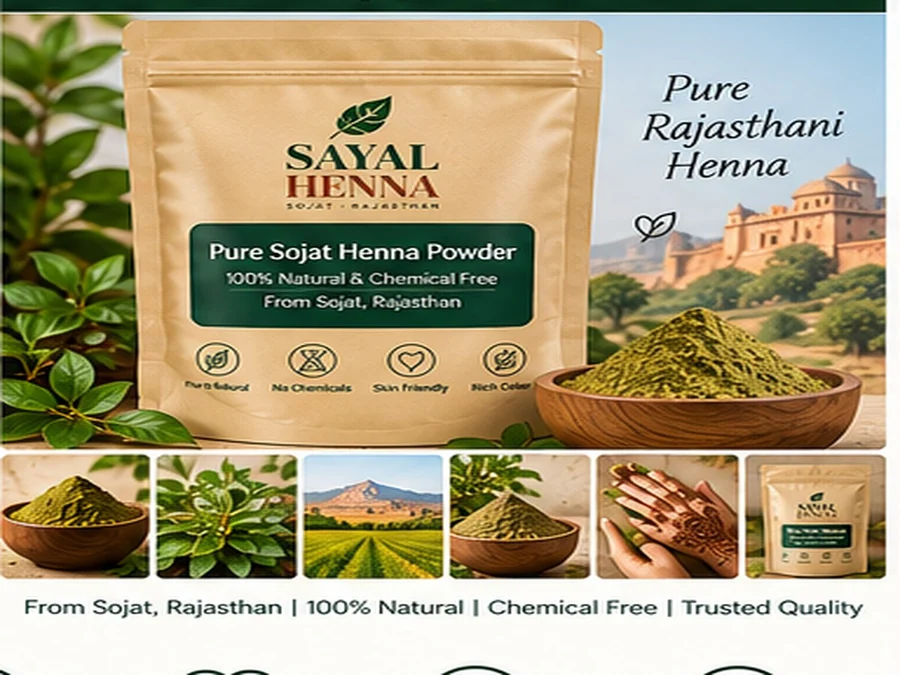 Pure Sojat Henna Powder