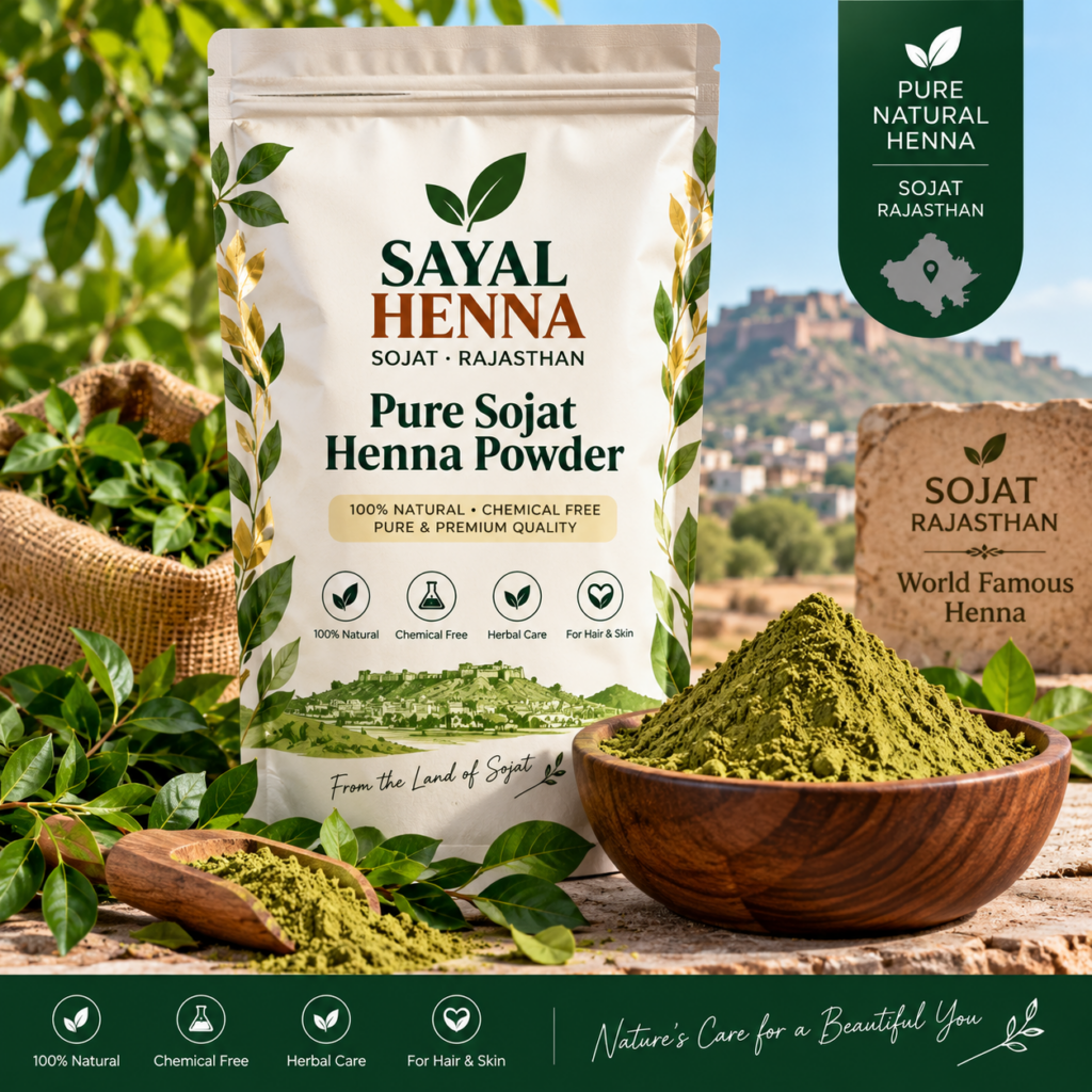 Pure Sojat Henna Powder