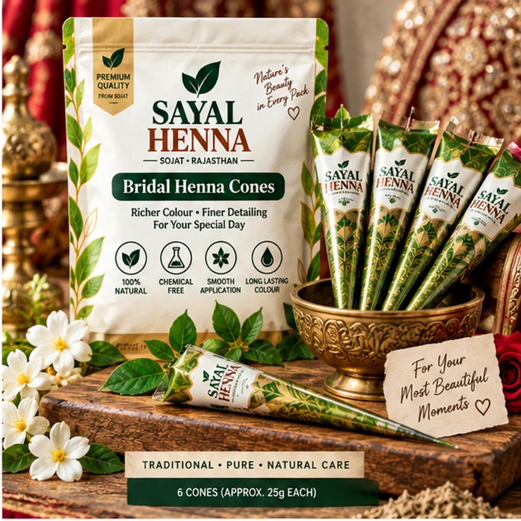Sayal Henna bridal Henna cones