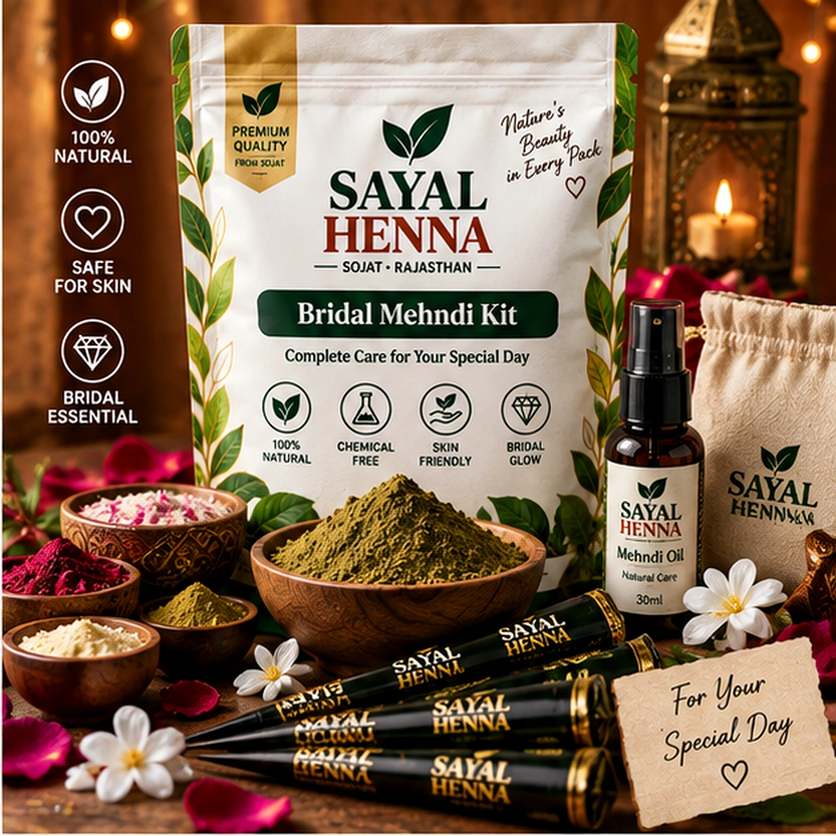 Sayal Henna bridal Mehndi kit
