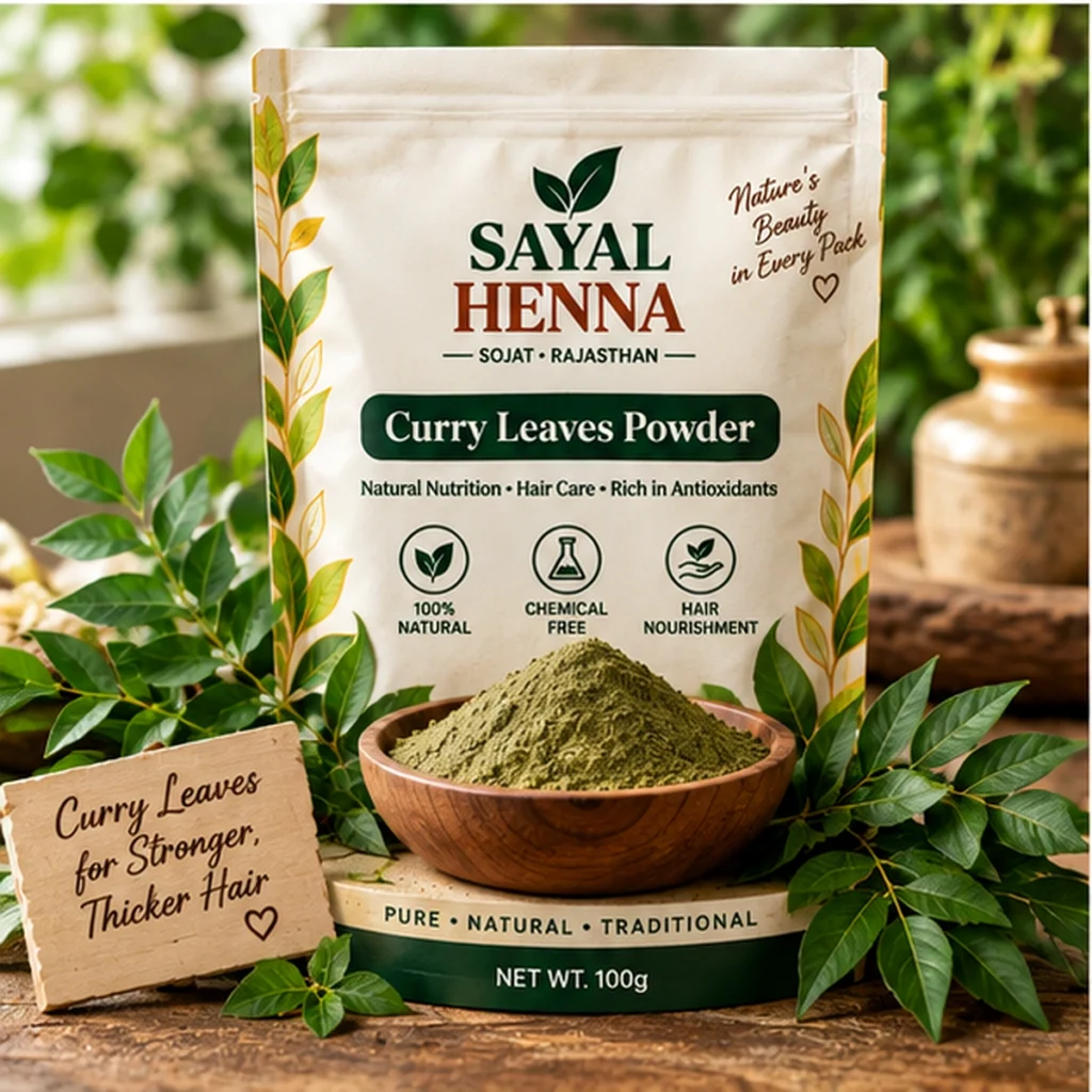 Sayal Henna Curry Leaves herbal powder
