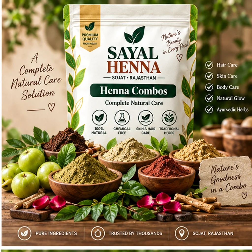 Sayal Henna natural henna product combos