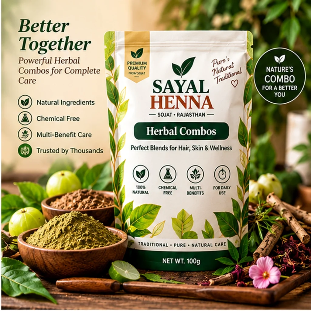 Sayal Henna herbal hair care products