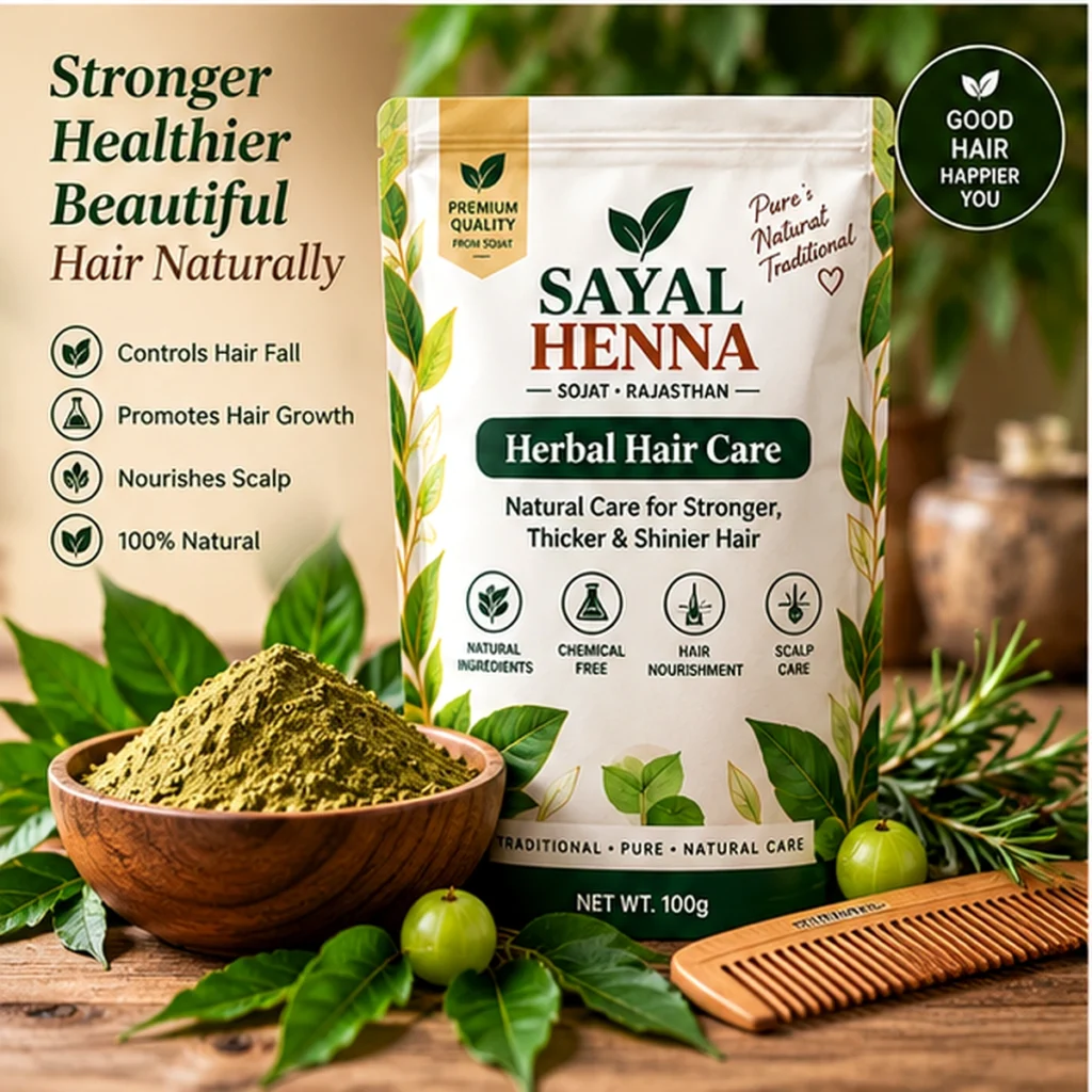 Sayal Henna herbal skincare collection