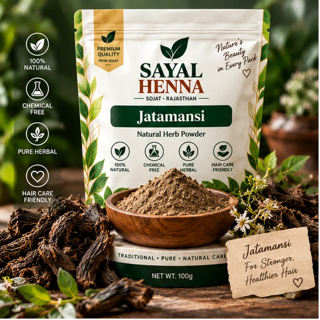 Sayal Henna Jatamansi herbal powder