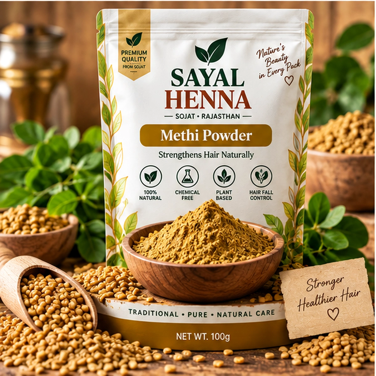 Sayal Henna Methi Fenugreek powder
