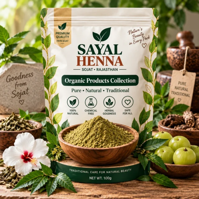 Sayal Henna organic products collection