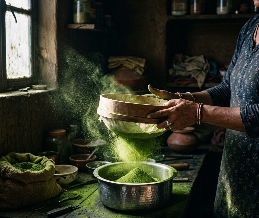 Sayal Henna - process-triple-sifting