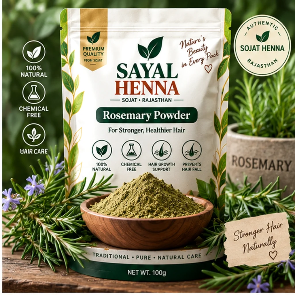 Sayal Henna Rosemary herbal powder