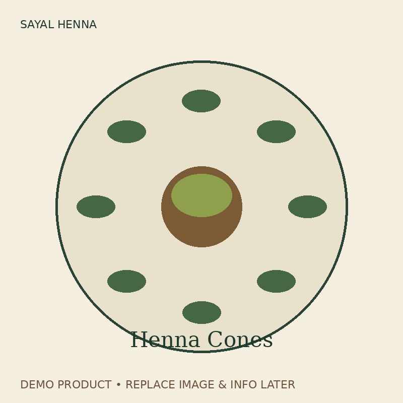 Demo Henna Combos — Sayal Henna